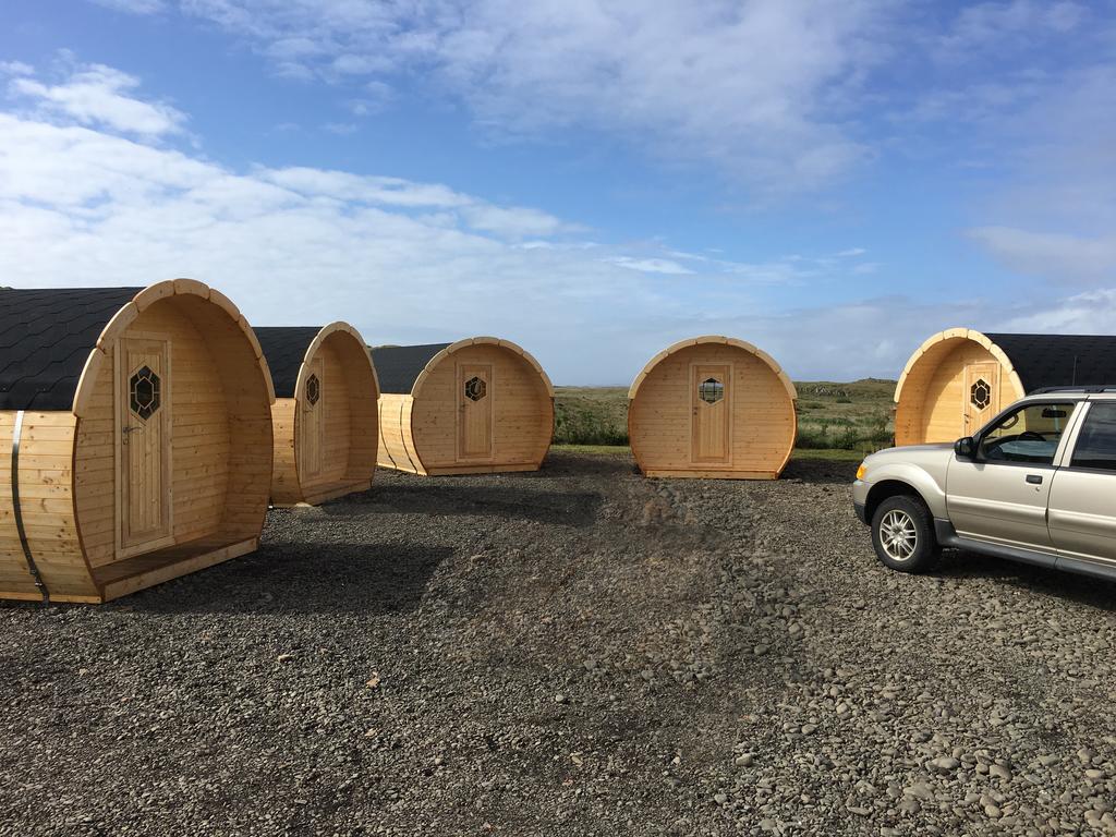 Framtid Camping Lodging Barrels Djúpivogur Exterior foto